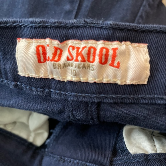 Old Skool Boys Dark Blue Straight-Leg Jeans size 10 - Picture 7 of 7